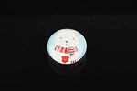 Cabochon sticla 18mm "Craciun" cod 1761