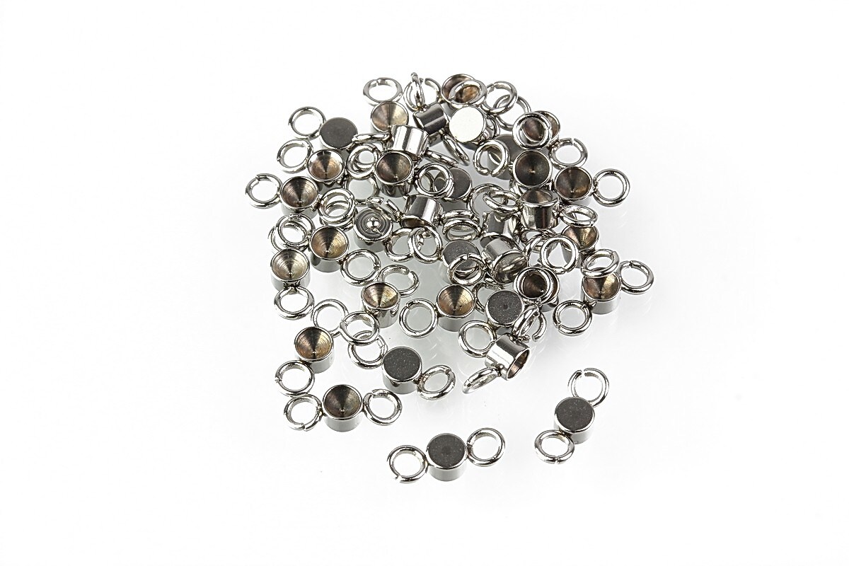 Link otel inoxidabil 304 pentru rhinestone de 2,5mm, 8x3mm