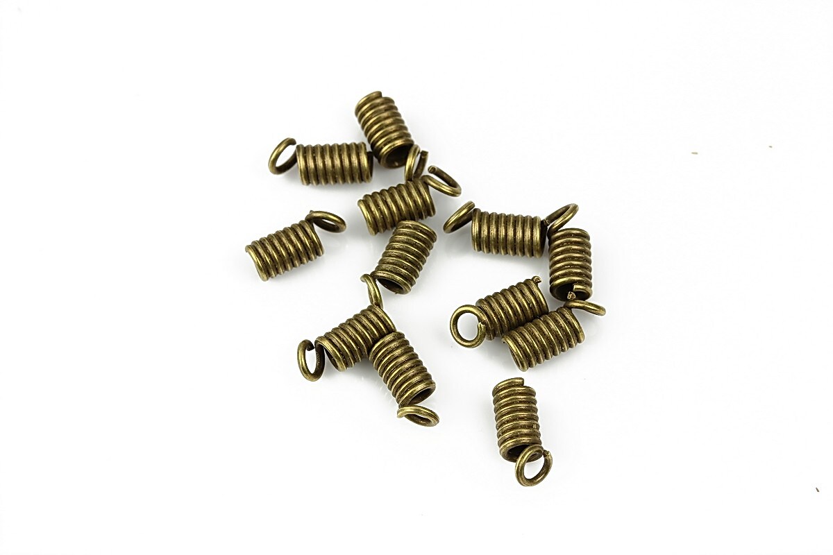 Terminatie de snur bronz 9x4mm (10 buc.)