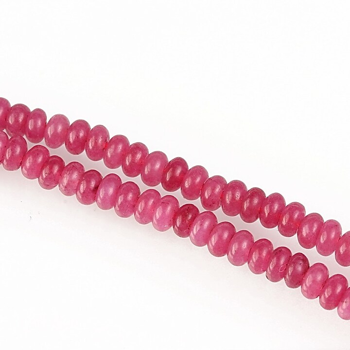 Jad colorat rondele fatetate 2x4mm - magenta