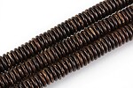 Margele margele lemn cocos maro rondele 2x8mm (sirag)