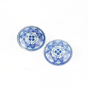 Cabochon sticla 14mm cod 1865