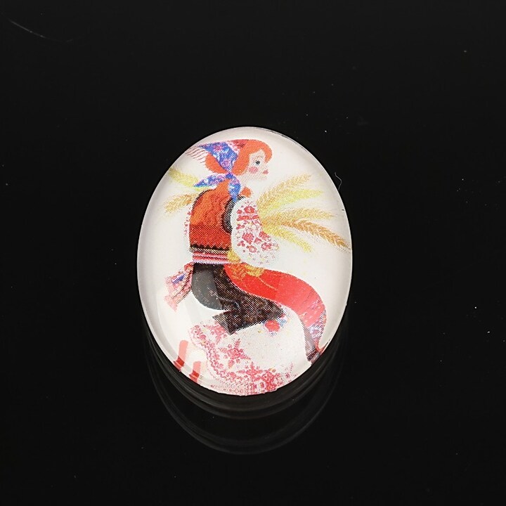 Cabochon sticla 25x18mm cod 1895