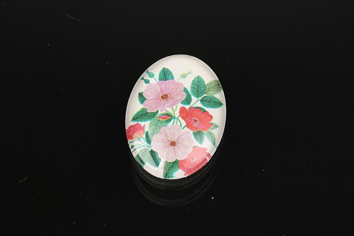 Cabochon sticla 25x18mm cod 1896