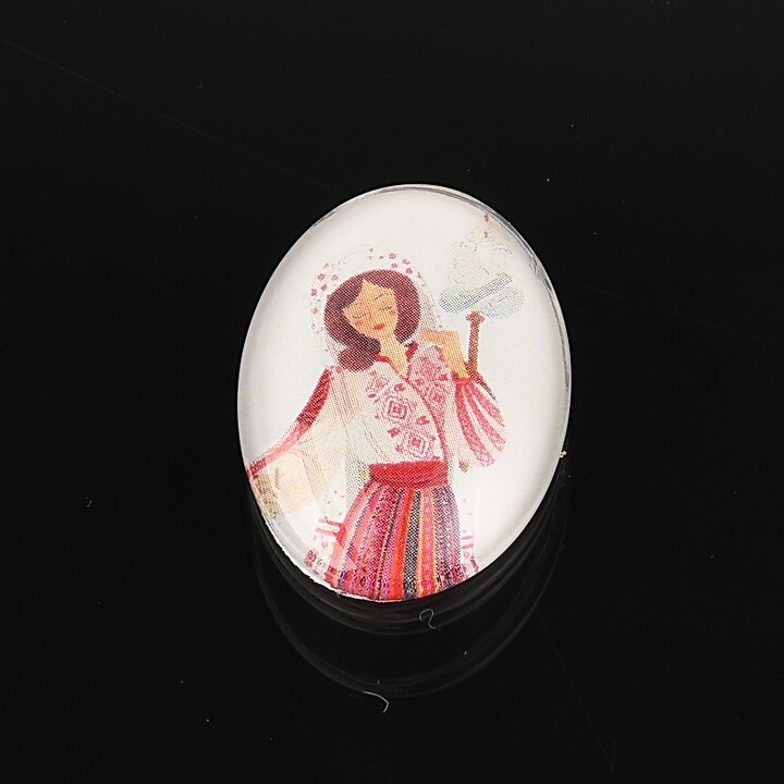 Cabochon sticla 25x18mm cod 1899