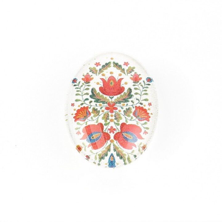Cabochon sticla 25x18mm cod 1906
