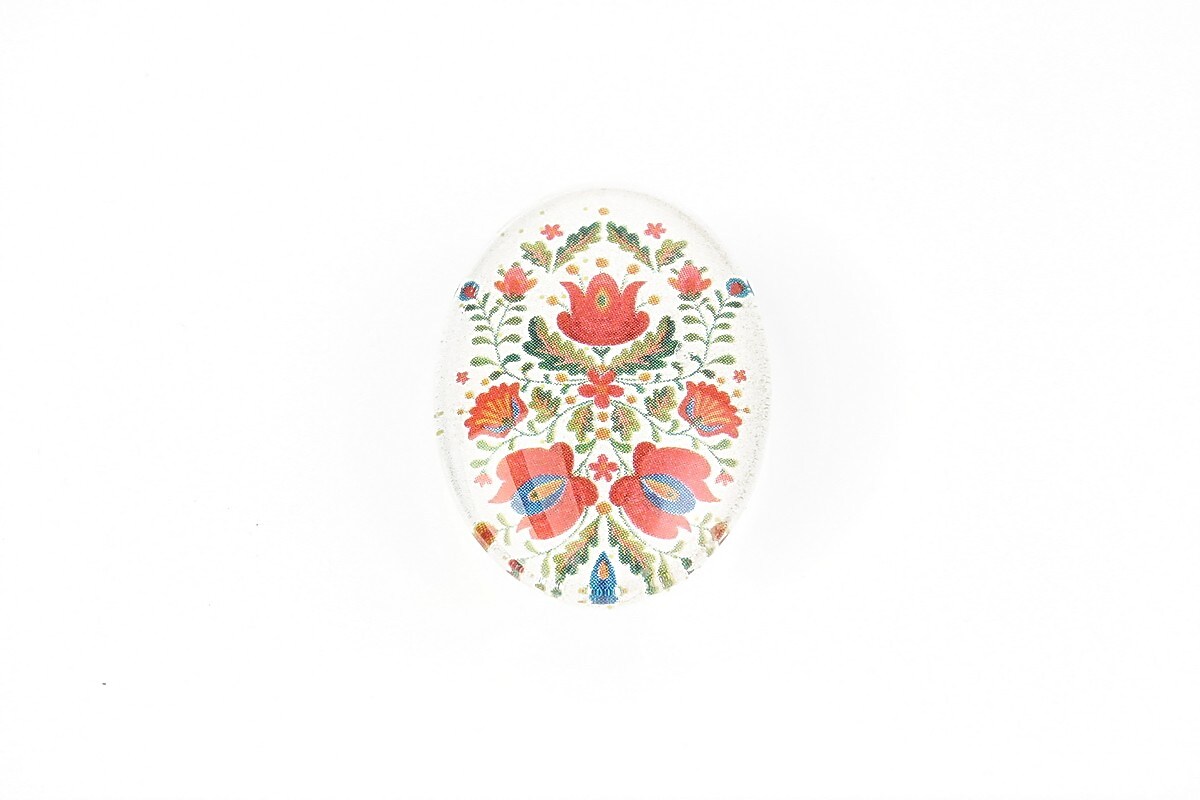 Cabochon sticla 25x18mm cod 1906