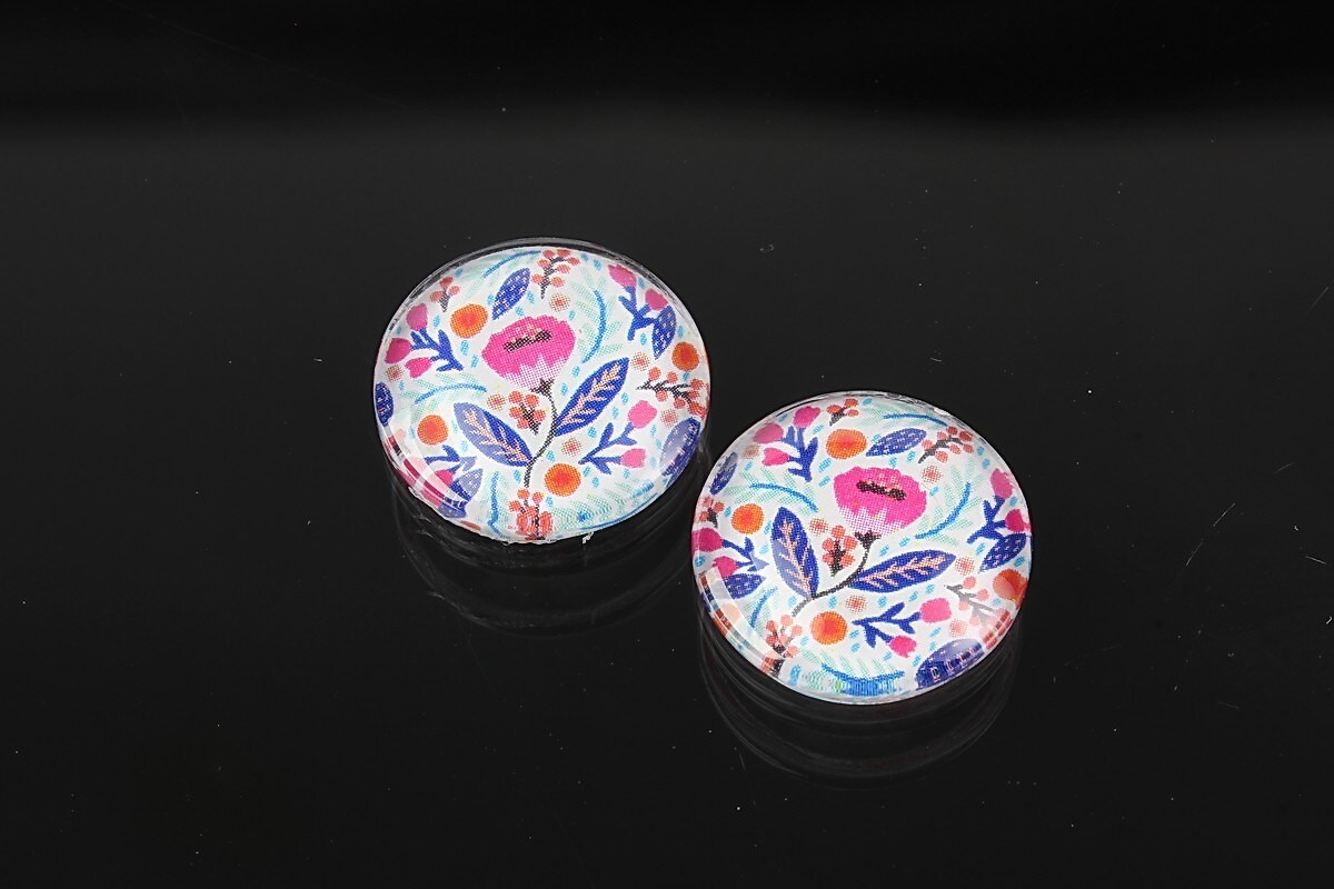 Cabochon sticla 16mm cod 1916