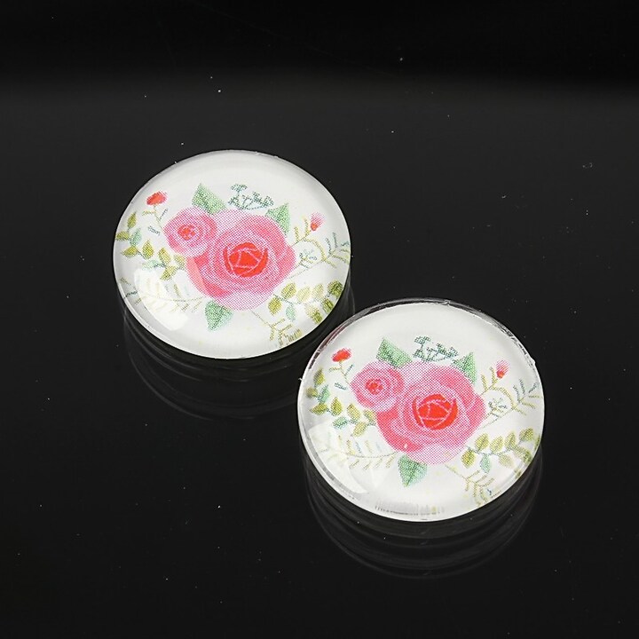 Cabochon sticla 16mm cod 1918