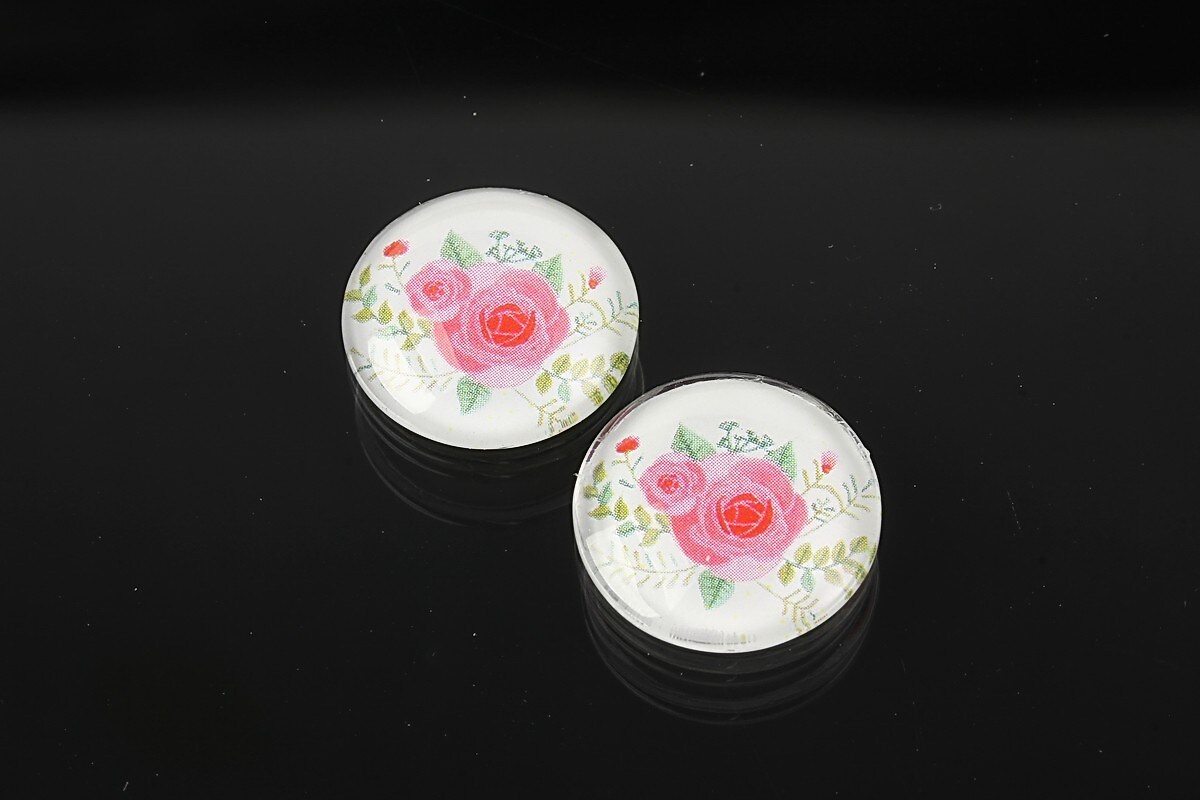 Cabochon sticla 16mm cod 1918