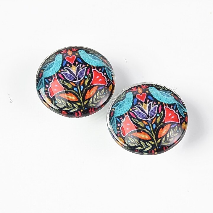 Cabochon sticla 16mm cod 1919