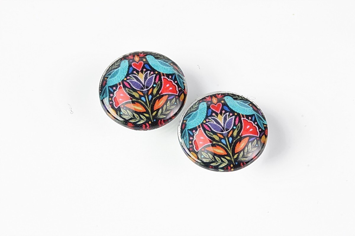 Cabochon sticla 16mm cod 1919