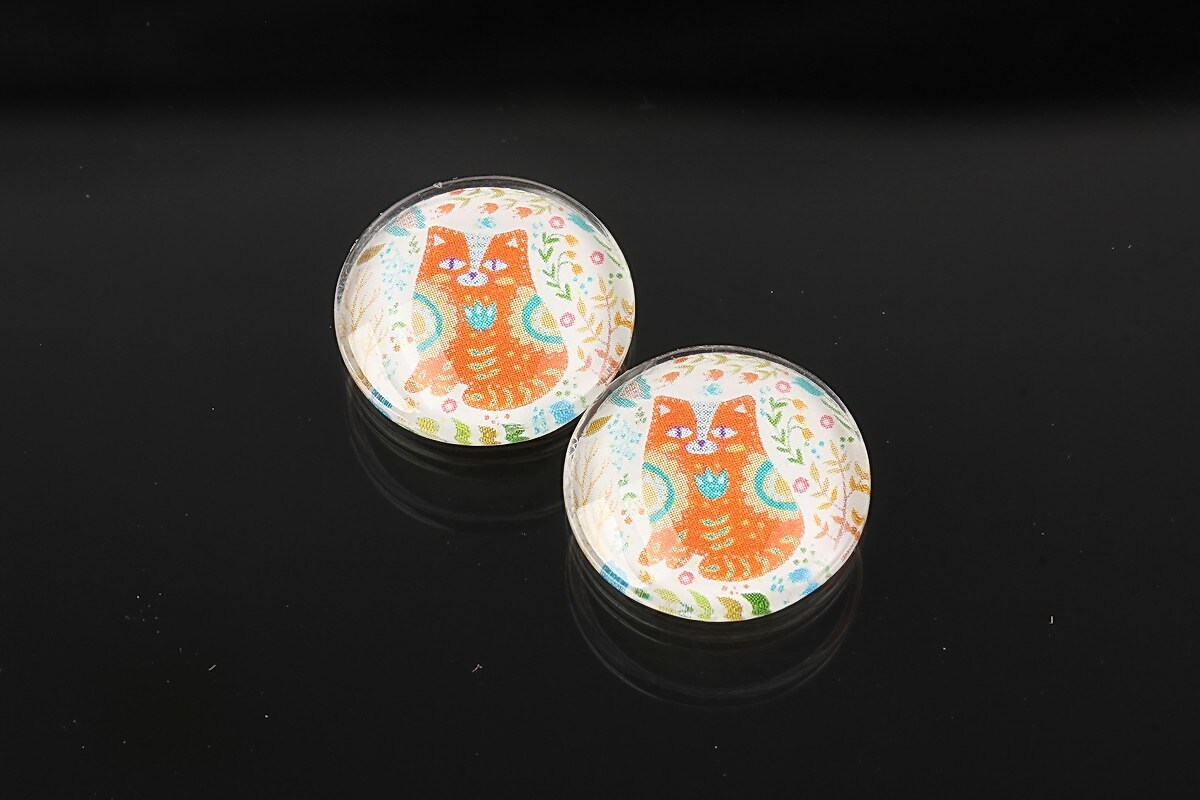 Cabochon sticla 16mm cod 1922