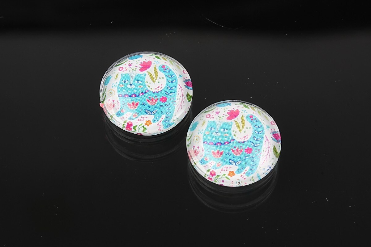 Cabochon sticla 16mm cod 1923