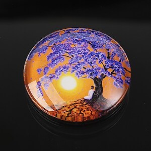 Cabochon sticla 30mm cod 1928