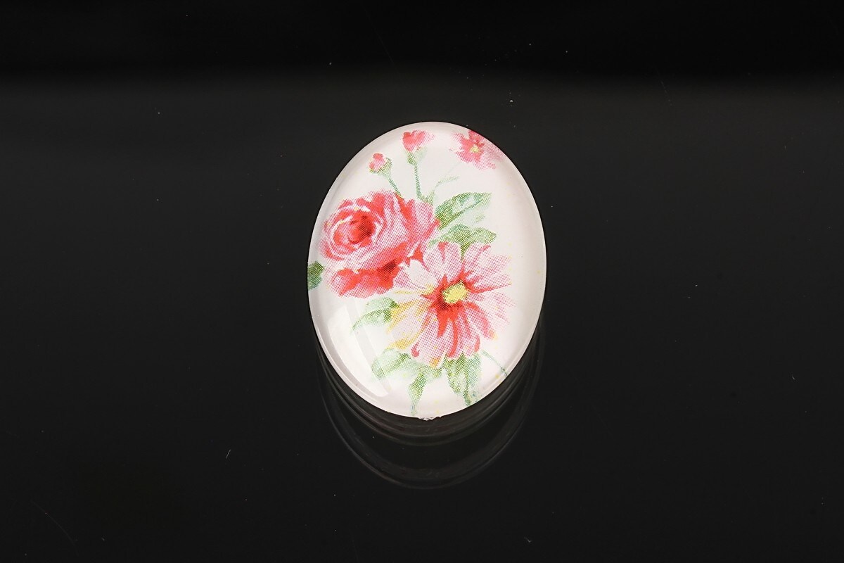 Cabochon sticla 25x18mm cod 1932