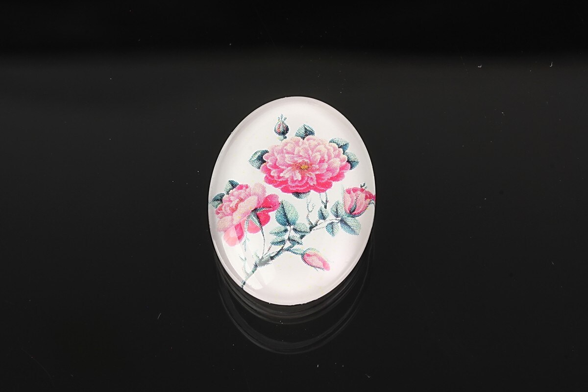 Cabochon sticla 25x18mm cod 1934