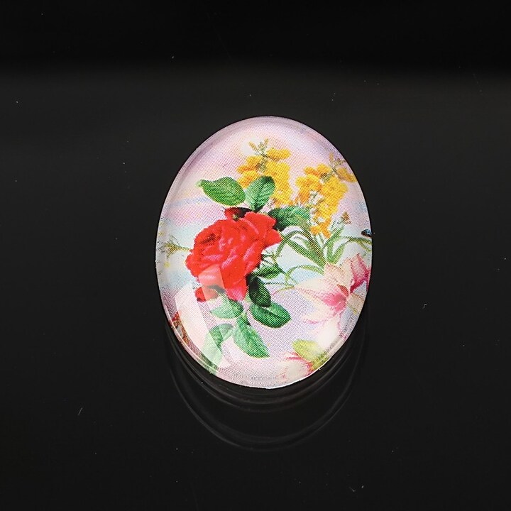 Cabochon sticla 25x18mm cod 1935