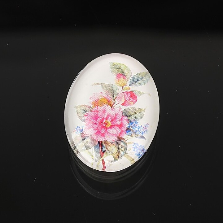 Cabochon sticla 25x18mm cod 1936