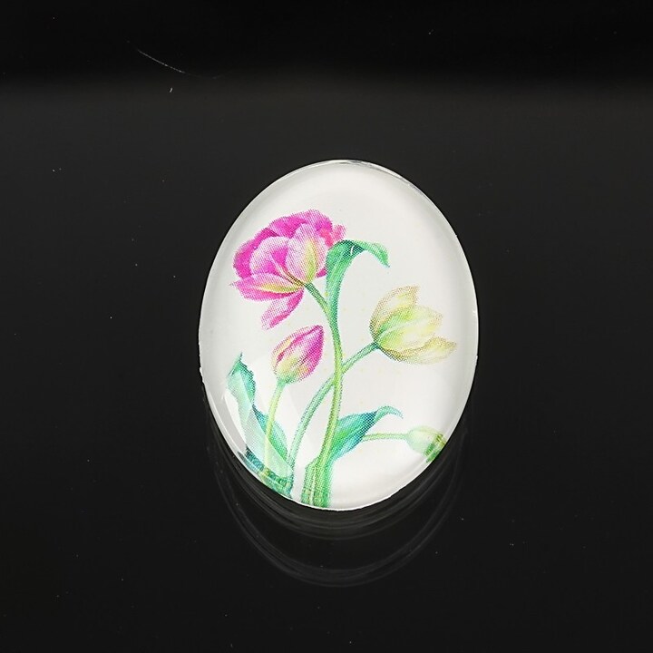 Cabochon sticla 25x18mm cod 1940