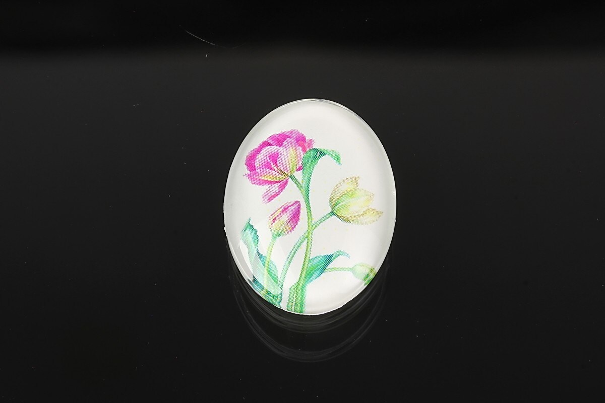 Cabochon sticla 25x18mm cod 1940