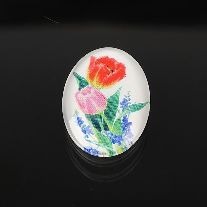 Cabochon sticla 25x18mm cod 1941