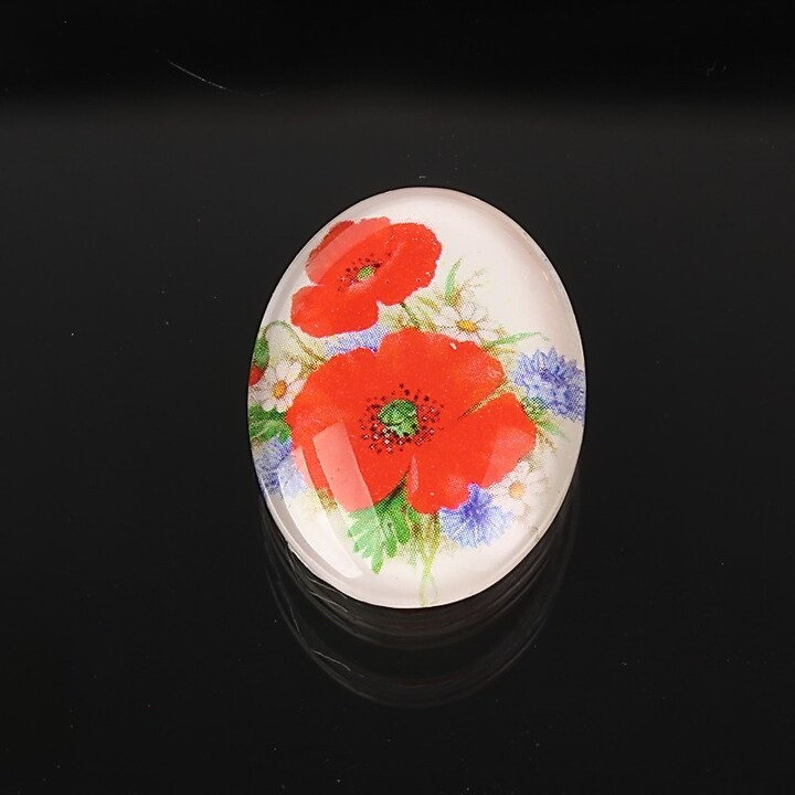 Cabochon sticla 25x18mm cod 1942