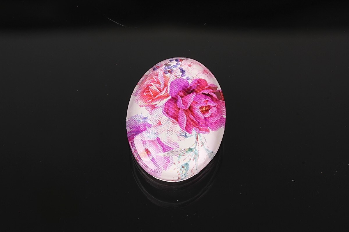 Cabochon sticla 25x18mm cod 1943