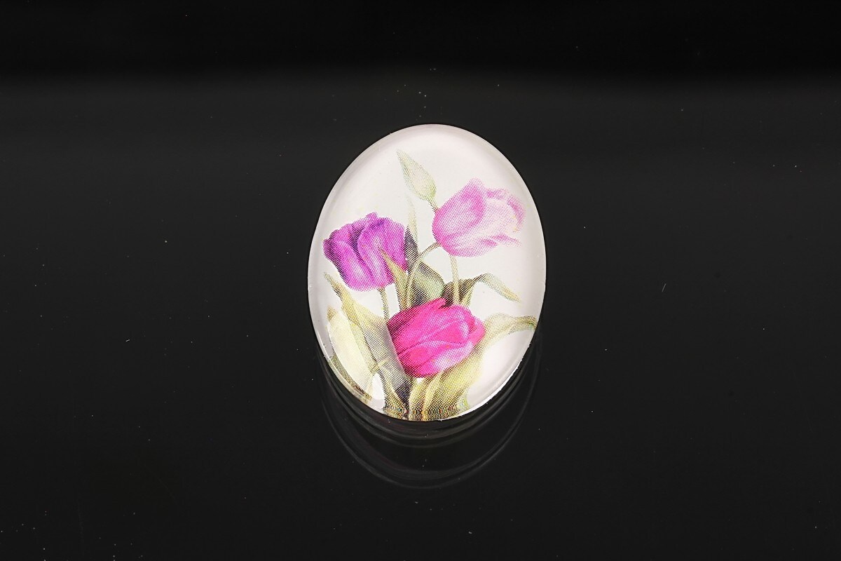 Cabochon sticla 25x18mm cod 1946