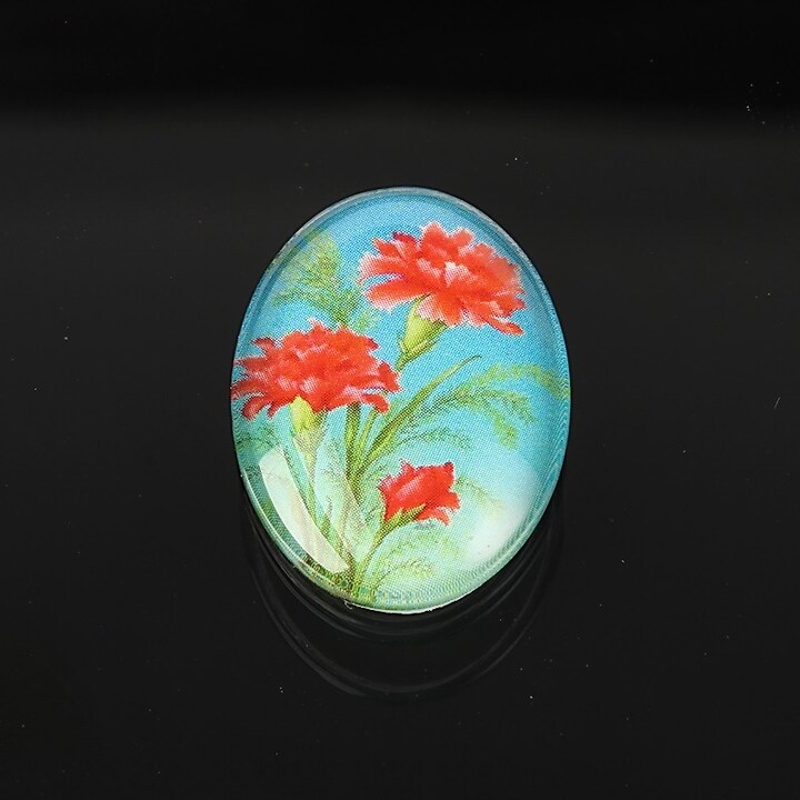 Cabochon sticla 25x18mm cod 1947