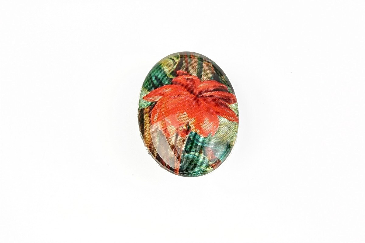 Cabochon sticla 25x18mm cod 1799