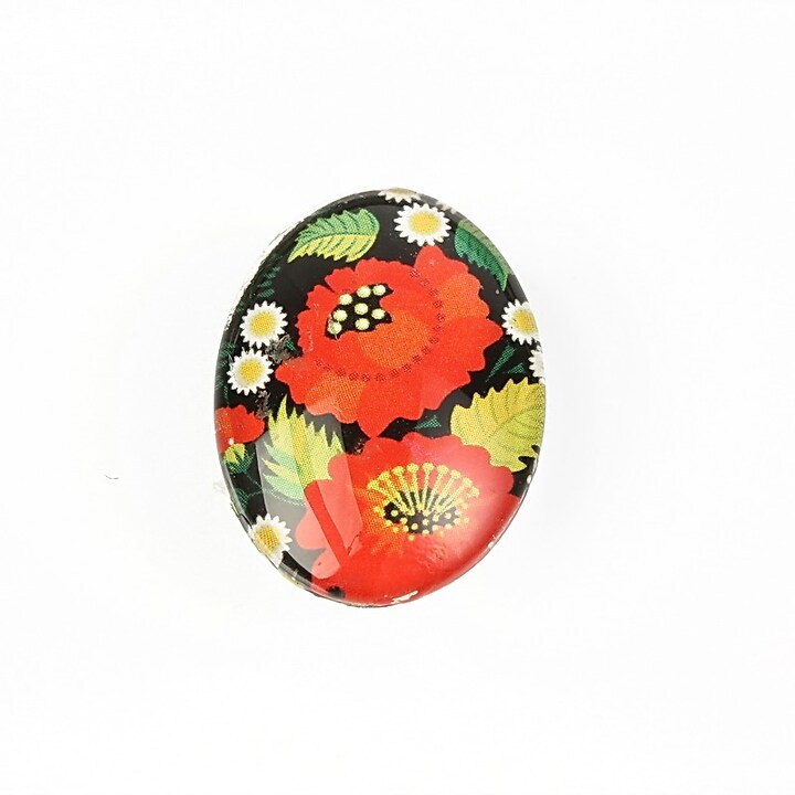 Cabochon sticla 25x18mm cod 1805