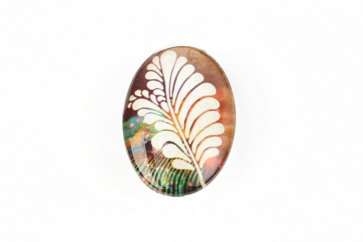 Cabochon sticla 30x20mm cod 1809