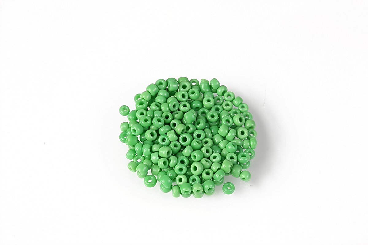 Margele de nisip 2mm (50g) - cod 619 - verde opac