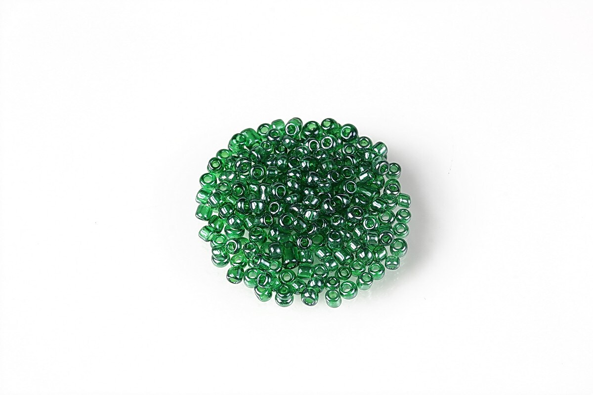 Margele de nisip 2mm (50g) - cod 621 - verde lucios