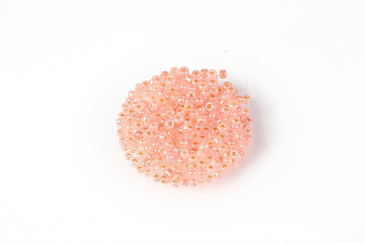 Margele de nisip 2mm (50g) - cod 633 - roz somon perlat