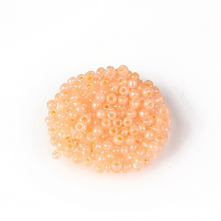 Margele de nisip 2mm (50g) - cod 634 - portocaliu deschis perlat