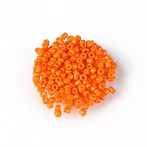 Margele de nisip 2mm (50g) - cod 635 - portocaliu opac