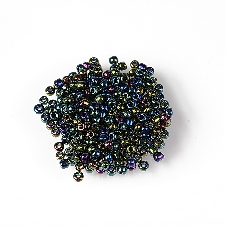 Margele de nisip 2mm (50g) - cod 645 - verde iris