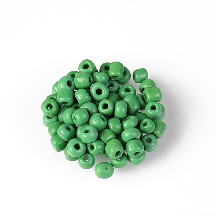 Margele de nisip 4mm  (50g) - cod 659 - verde opac