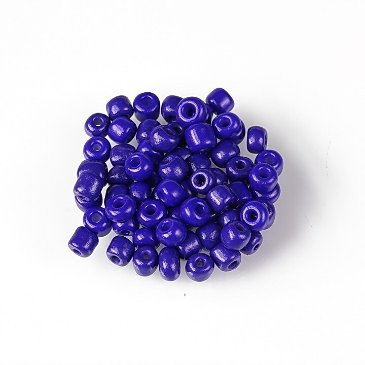 Margele de nisip 4mm  (50g) - cod 661 - albastru cobalt opac