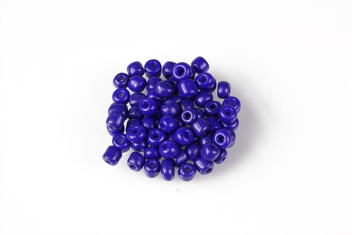 Margele de nisip 4mm (50g) - cod 661 - albastru cobalt opac