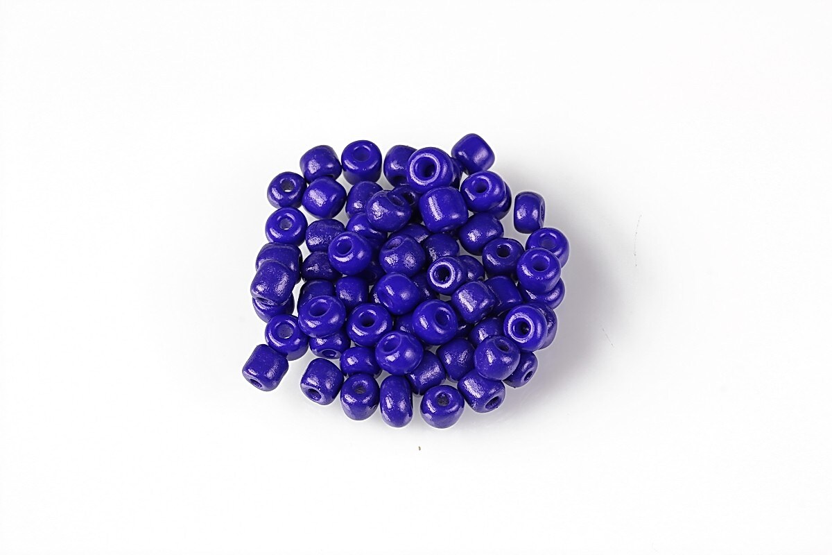 Margele de nisip 4mm  (50g) - cod 661 - albastru cobalt opac