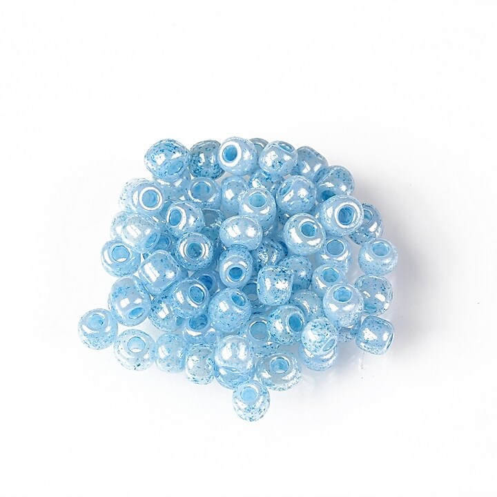 Margele de nisip 4mm  (50g) - cod 662 - albastru deschis perlat