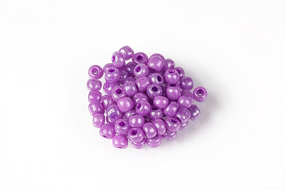Margele de nisip 4mm (50g) - cod 666 - mov lila perlat