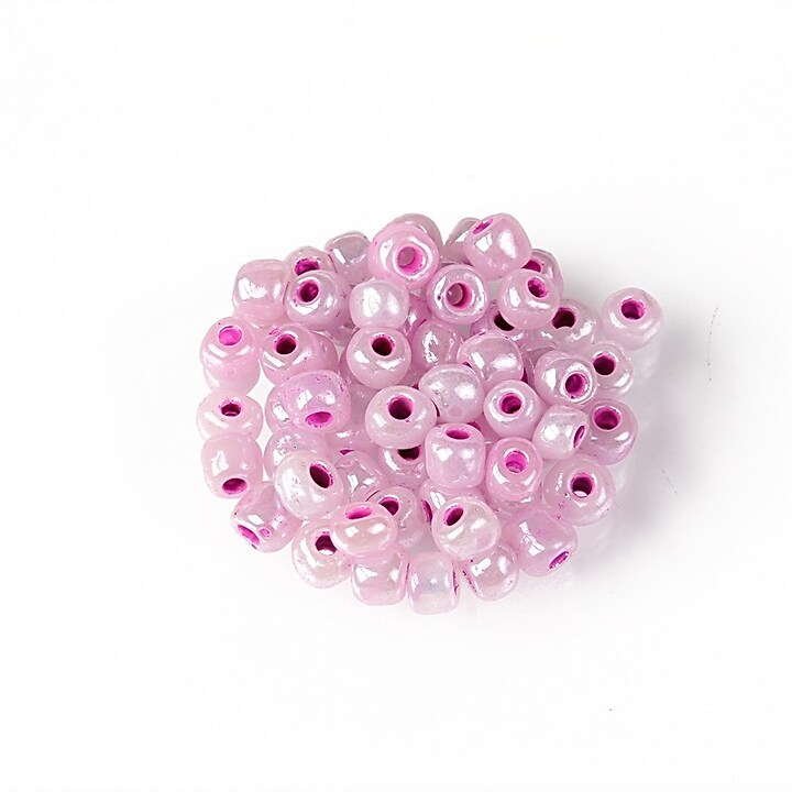 Margele de nisip 4mm (50g) - cod 667 - mov deschis perlat