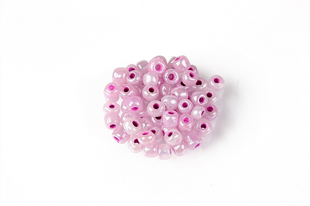 Margele de nisip 4mm (50g) - cod 667 - mov deschis perlat