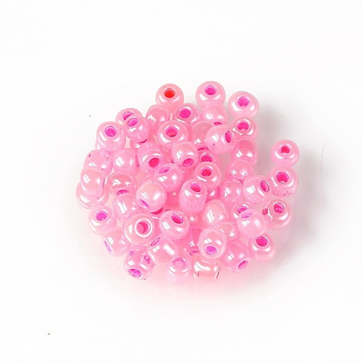 Margele de nisip 4mm  (50g) - cod 668 - roz perlat
