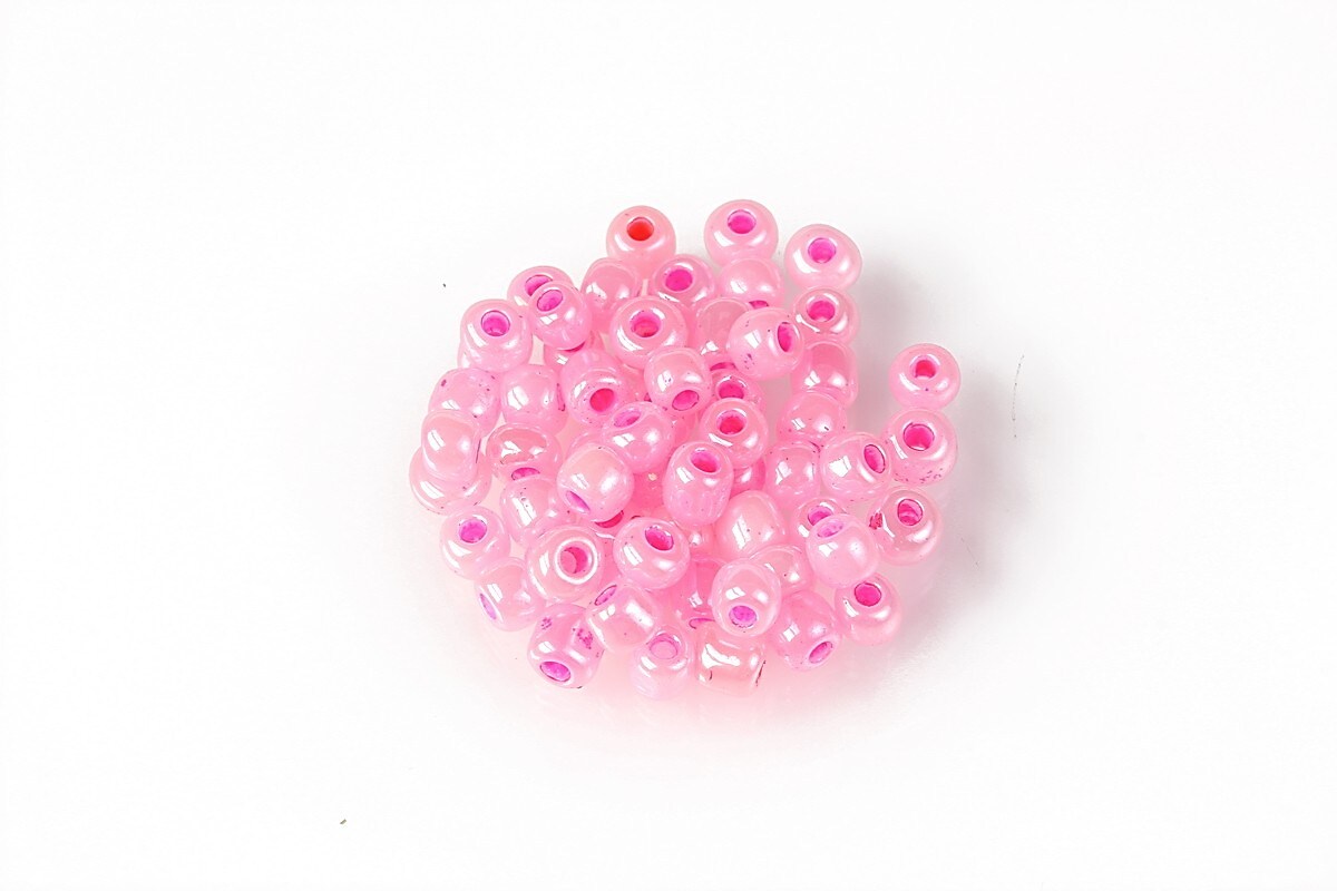 Margele de nisip 4mm  (50g) - cod 668 - roz perlat
