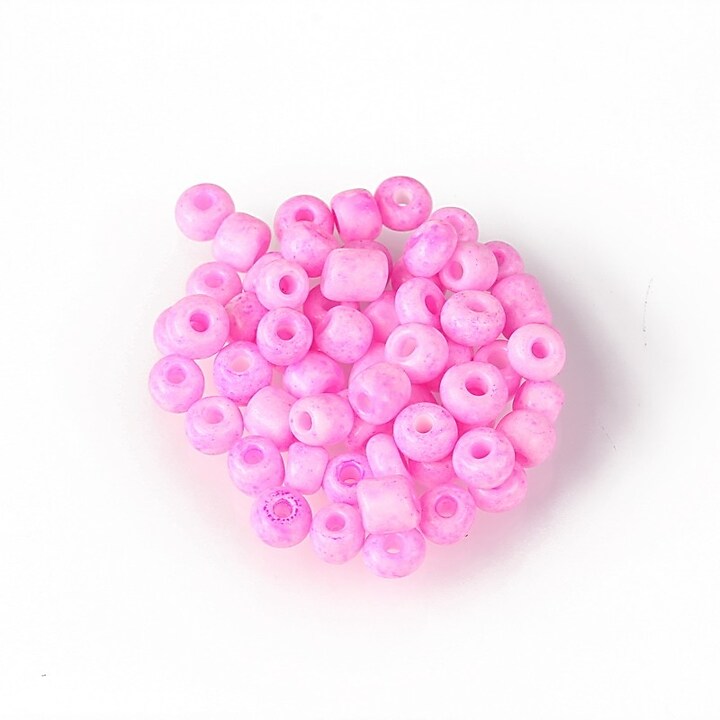 Margele de nisip 4mm (50g) - cod 670 - roz opac